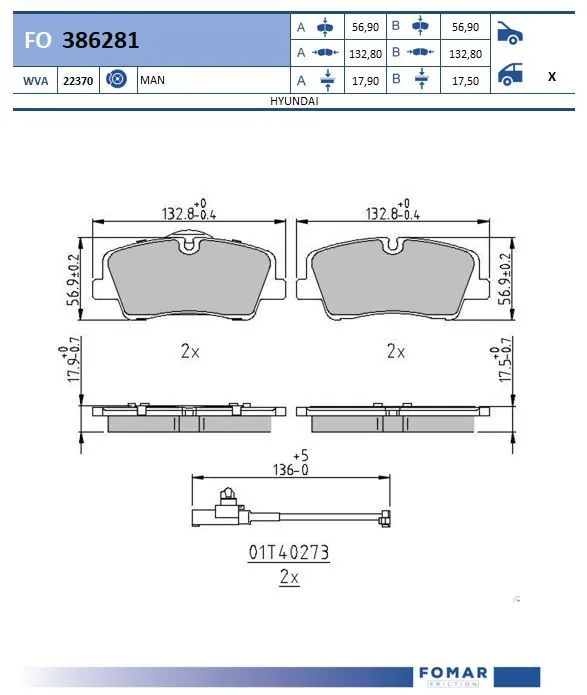 Brake Pad Set, disc brake